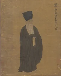 Porträt von Zhu Guan, um 1050